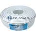 Коаксиальный кабель RG-6 EUROSAT F604ST белый 100м