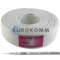 Коаксіальний кабель RG-6 EUROSAT F660BV білий 100м