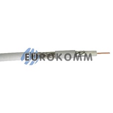 Коаксіальний кабель RG-6 EUROSAT F660BV CCS білий 305м Коаксіальний кабель RG-6 EUROSAT F660BV CCS білий 305м