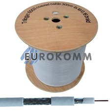 Коаксиальный кабель RG-6 Trilogyc TY6003 CCS белый 305м Коаксиальный кабель RG-6 Trilogyc TY6003 CCS белый 305м
