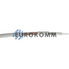 Коаксиальный кабель RG-59 EUROSAT 3C2V-/32CCA CU белый 100м