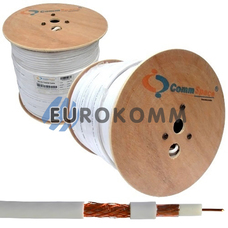 Коаксиальный кабель RG-6 CommSpace SF604SU CU белый 305м Коаксиальный кабель RG-6 CommSpace SF604SU CU белый 305м