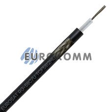 Коаксиальный кабель RG-58C/U EUROSAT TCF5812MU черный 100м Коаксиальный кабель RG-58C/U EUROSAT TCF5812MU черный 100м