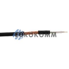Коаксиальный кабель RG-58U/64CCA EUROSAT CU черный 100м Коаксиальный кабель RG-58U/64CCA EUROSAT CU черный 100м
