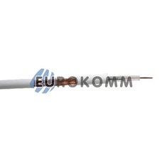 Коаксиальный кабель RG-58U/64CCA EUROSAT CU белый 100м Коаксиальный кабель RG-58U/64CCA EUROSAT CU белый 100м