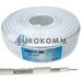 Коаксіальний кабель RG-6 EUROSAT F604ST білий 100м