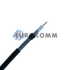 Коаксиальный кабель RG-6 EUROSAT F690BV CCS черный 305м Коаксиальный кабель RG-6 EUROSAT F690BV CCS черный 305м