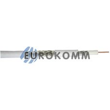 Коаксиальный кабель RG-6 EUROSAT F690BV CCS белый 305м Коаксиальный кабель RG-6 EUROSAT F690BV CCS белый 305м