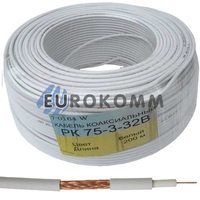 Коаксиальный кабель РК 75-3-32В CU белый 200м