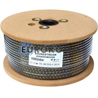 Микрофонный кабель Sound Stream 2x0.22 мм² OFC CU черно-золотистый в сетке 100м Микрофонный кабель Sound Stream 2x0.22 мм² OFC CU черно-золотистый в сетке 100м