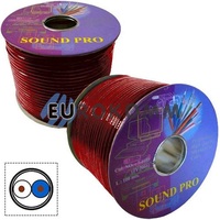 Мікрофонний кабель Sound PRO JY-2066-S RD 2x0.22 мм² OFC CU червоний 100м Мікрофонний кабель Sound PRO JY-2066-S RD 2x0.22 мм² OFC CU червоний 100м