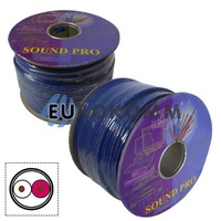 Мікрофонний кабель Sound PRO JY-2018 BL 2x0.14 мм² OFC CU синій 100м