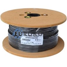 Кабель инструментальный Sound Stream 1x0.22 мм² OFC CU черный 100м