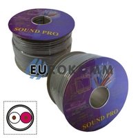 Микрофонный кабель Sound PRO JY-2018 GY 2x0.14 мм² OFC CU серый 100м
