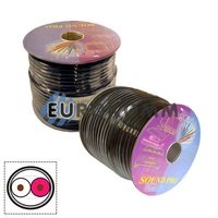 Кабель аудіо-відео Sound PRO JY-1060 2x0.11 мм² /43 OFC CU чорний 100м
