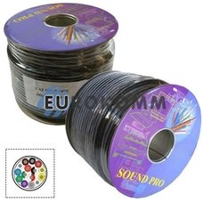 Кабель HDMI Sound PRO 28AWG 15x0.08 мм² OFC CU/OFC TinCU чорний 100м