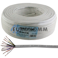 Сигнальный кабель EUROSAT 12x0.22 CU без экрана белый 100м Сигнальный кабель EUROSAT 12x0.22 CU без экрана белый 100м