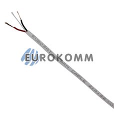 Сигнальный кабель EUROSAT 2x0.22 CU без экрана белый 100м Сигнальный кабель EUROSAT 2x0.22 CU без экрана белый 100м