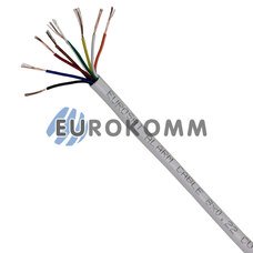 Сигнальний кабель EUROSAT 8x0.22 CU без екрану білий 100м
