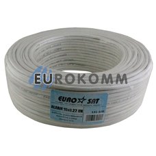 Сигнальный кабель EUROSAT 10x0.22 CU без экрана белый 100м Сигнальный кабель EUROSAT 10x0.22 CU без экрана белый 100м