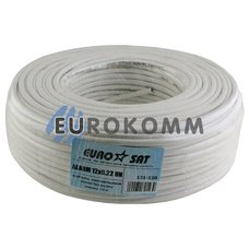 Сигнальный кабель EUROSAT 12x0.22 CU без экрана белый 100м Сигнальный кабель EUROSAT 12x0.22 CU без экрана белый 100м