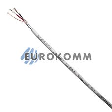 Сигнальный кабель EUROSAT 2x0.22 CU в экране белый 100м Сигнальный кабель EUROSAT 2x0.22 CU в экране белый 100м