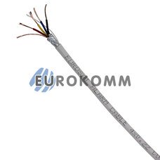 Сигнальный кабель EUROSAT 4x0.22 CU в экране белый 100м