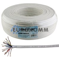 Сигнальний кабель EUROSAT 12x0.22 CU в екрані білий 100м Сигнальний кабель EUROSAT 12x0.22 CU в екрані білий 100м