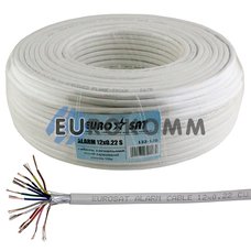 Сигнальный кабель EUROSAT 12x0.22 CU в экране белый 100м Сигнальный кабель EUROSAT 12x0.22 CU в экране белый 100м