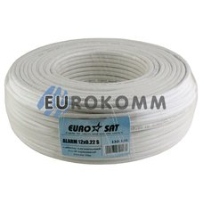 Сигнальный кабель EUROSAT 12x0.22 CU в экране белый 100м Сигнальный кабель EUROSAT 12x0.22 CU в экране белый 100м