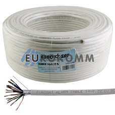 Сигнальный кабель EUROSAT 14x0.22 CU в экране белый 100м Сигнальный кабель EUROSAT 14x0.22 CU в экране белый 100м