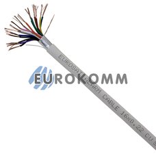 Сигнальный кабель EUROSAT 16x0.22 CU в экране белый 100м Сигнальный кабель EUROSAT 16x0.22 CU в экране белый 100м