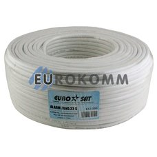 Сигнальный кабель EUROSAT 20x0.22 CU в экране белый 100м Сигнальный кабель EUROSAT 20x0.22 CU в экране белый 100м