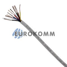 Сигнальный кабель EUROSAT 10x0.22 CCA без экрана белый 100м