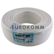 Сигнальный кабель EUROSAT 10x0.22 CCA без экрана белый 100м Сигнальный кабель EUROSAT 10x0.22 CCA без экрана белый 100м