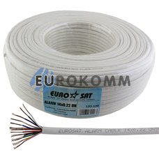 Сигнальный кабель EUROSAT 14x0.22 CCA без экрана белый 100м Сигнальный кабель EUROSAT 14x0.22 CCA без экрана белый 100м