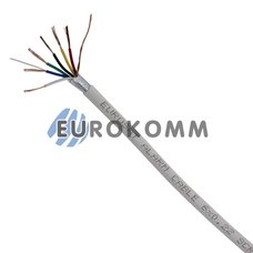 Сигнальный кабель EUROSAT 6х0.22 CCA в экране белый 100м Сигнальный кабель EUROSAT 6х0.22 CCA в экране белый 100м