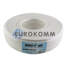 Сигнальный кабель EUROSAT 6х0.22 CCA в экране белый 100м Сигнальный кабель EUROSAT 6х0.22 CCA в экране белый 100м