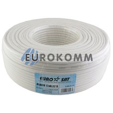 Сигнальный кабель EUROSAT 12х0.22 CCA в экране белый 100м Сигнальный кабель EUROSAT 12х0.22 CCA в экране белый 100м