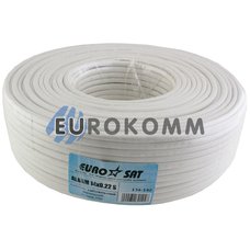 Сигнальный кабель EUROSAT 14х0.22 CCA в экране белый 100м Сигнальный кабель EUROSAT 14х0.22 CCA в экране белый 100м