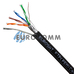Интернет кабель "Витая Пара" FTP(PEM) cat.5e 4x2x0.50CU EUROSAT наружный с тросом