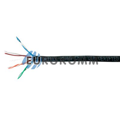 Интернет кабель "Витая Пара" FTP(PE) cat.5e 4x2x0.50 CCA EUROSAT наружный