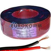 Низковольтный кабель питания Sound Star 2x0.32мм² CCA красно-черный 100м Низковольтный кабель питания Sound Star 2x0.32мм² CCA красно-черный 100м