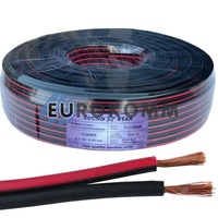 Низковольтный кабель питания Sound Star 2x1.3мм²  CCA красно-черный 100м