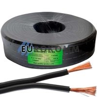 Низьковольтний кабель живлення Sound Star 2x1.5мм² CU чорний 100м