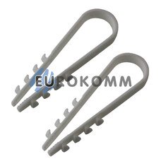 Зажим-дюбель "Елочка" круглый PROFIX 11-18 мм белый, 50 шт.