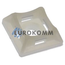 Площадка под дюбель для стяжки PROFIX 7х20х20 (квадратная, белая)