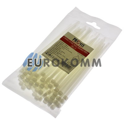 Стяжка нейлонова PROFIX 150х5мм біла (100 шт.)
