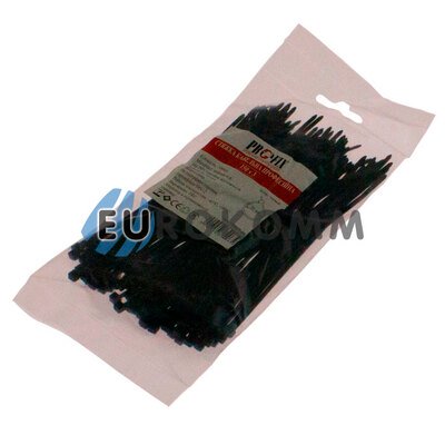 Стяжка нейлонова PROFIX 150х3мм чорна (100 шт.)