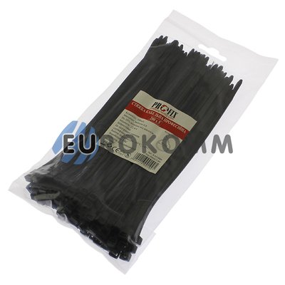 Стяжка нейлоновая PROFIX 200х5мм черная